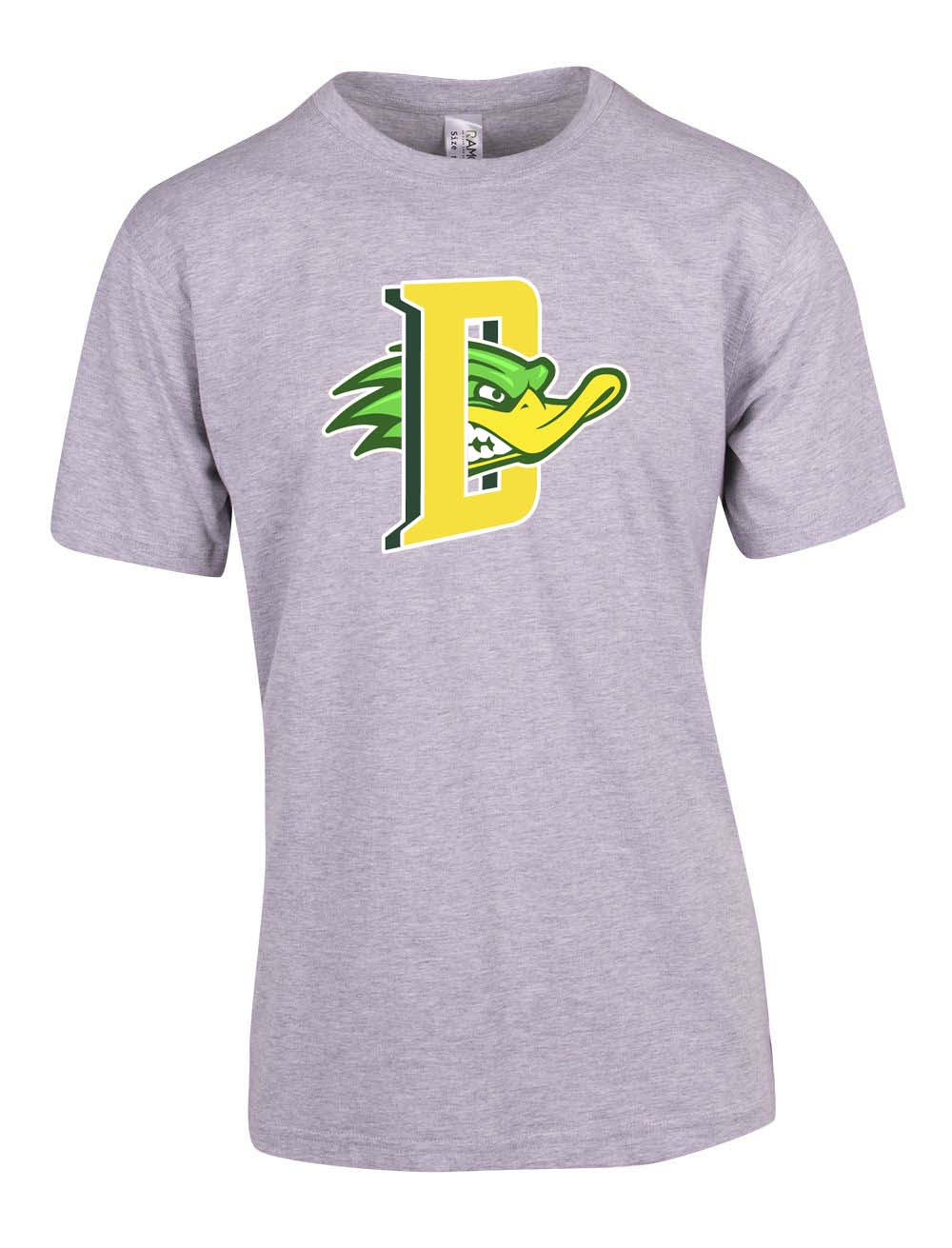 Vincent City Ducks- Ducks head Gridiron T-Shirt