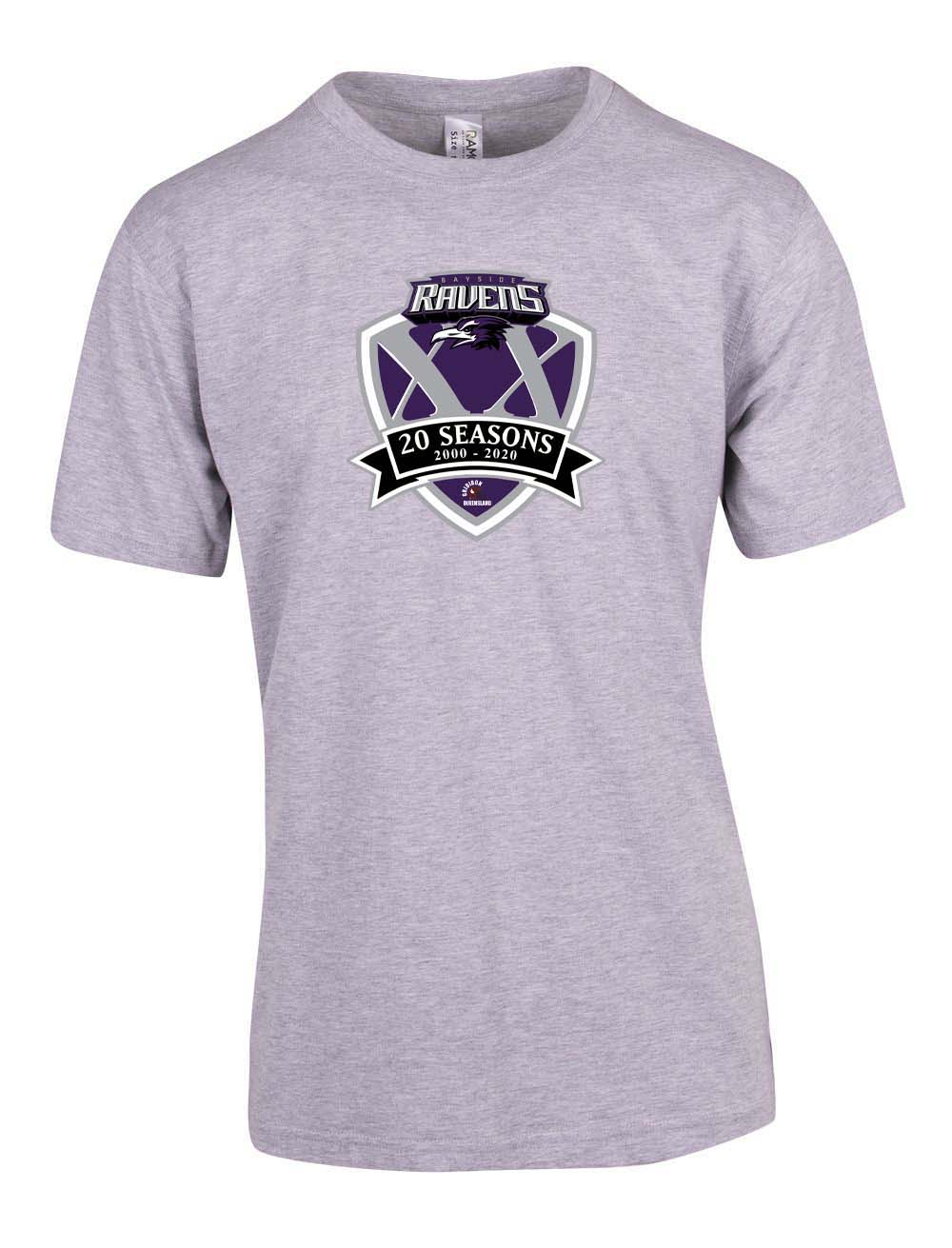 Bayside Ravens 20 Years Logo T-Shirt
