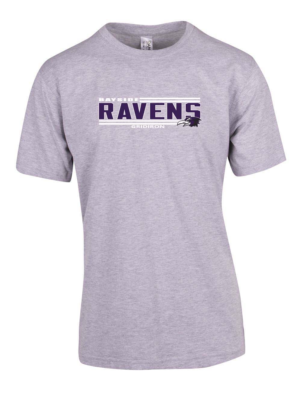 Bayside Ravens Striped Logo T-Shirt