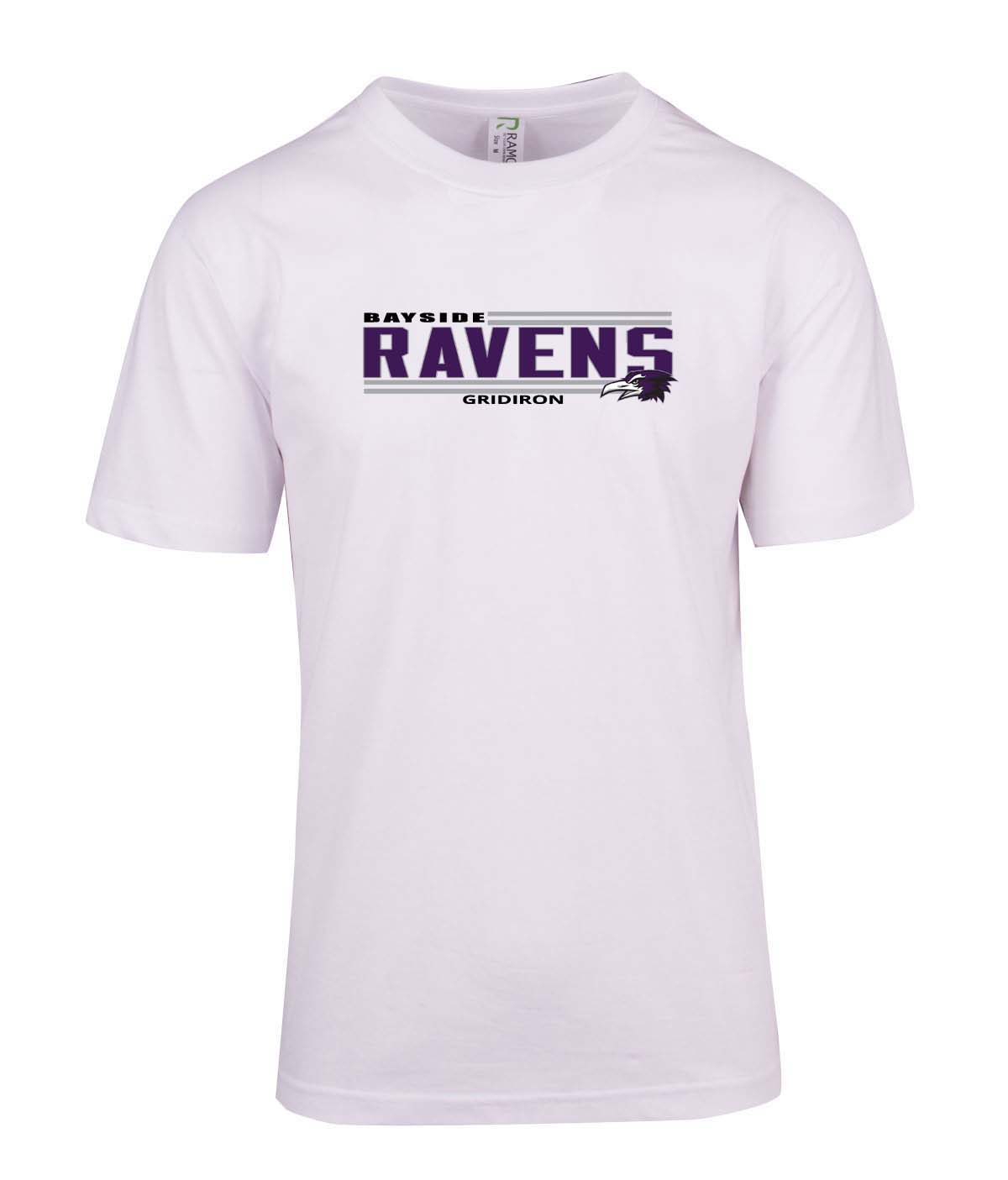 Bayside Ravens Striped Logo T-Shirt