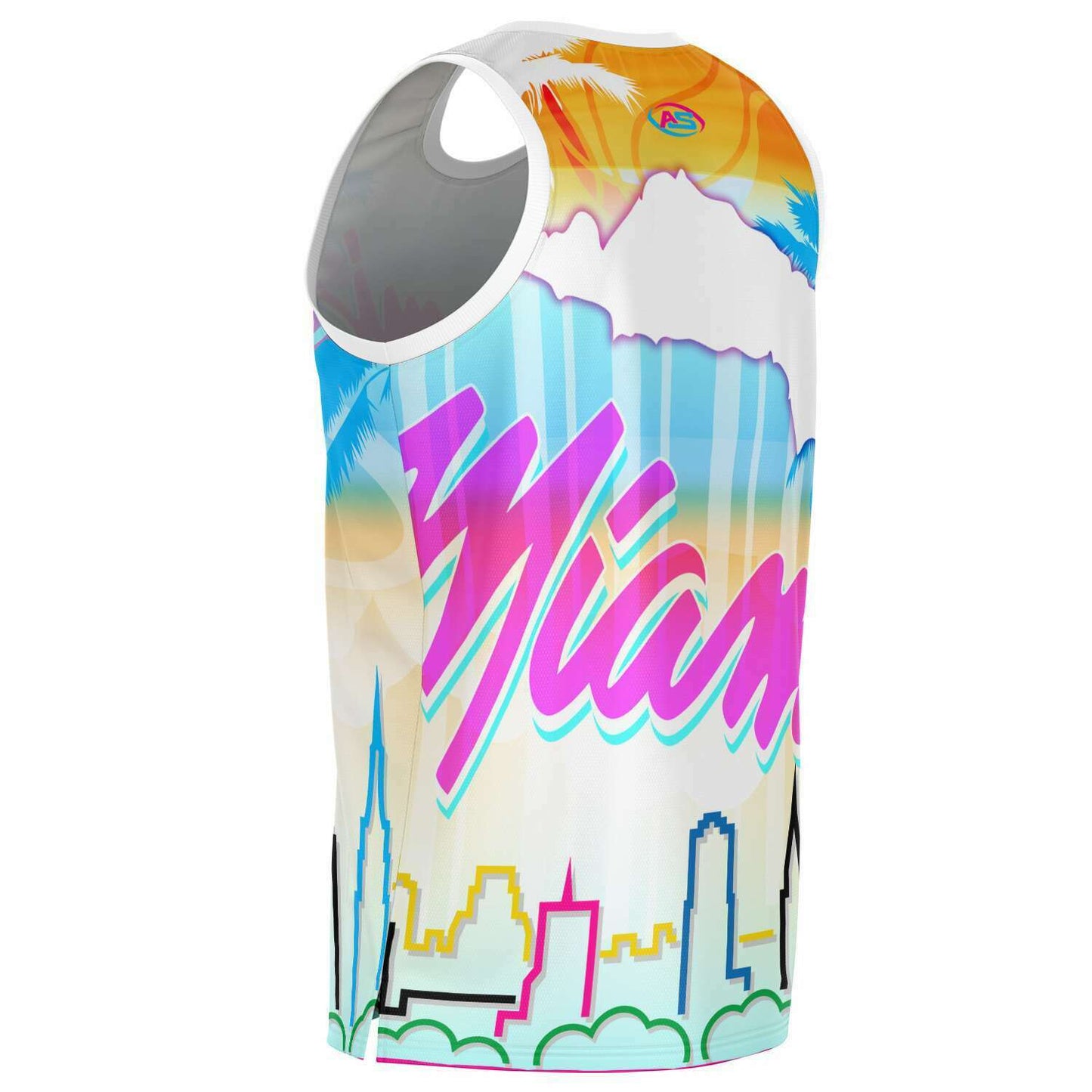 AS Brand Miami Style Basketball Jersey