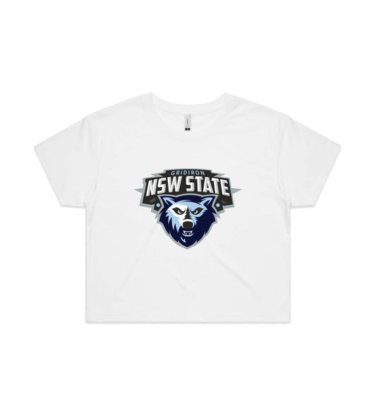 NSW Cropped Tee - ladies