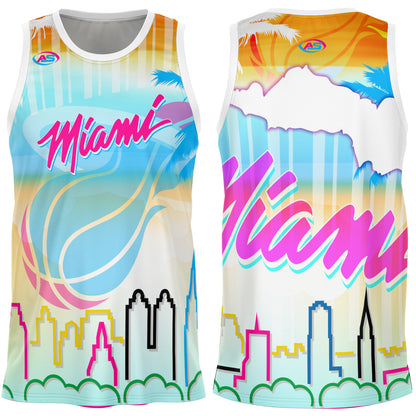 AS Brand Miami Style Basketball Jersey