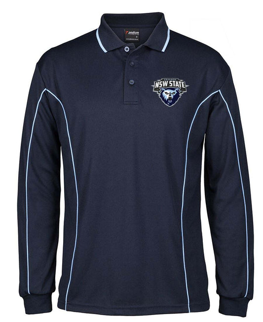 NSW POLO LONG SLEEVE PRINTED