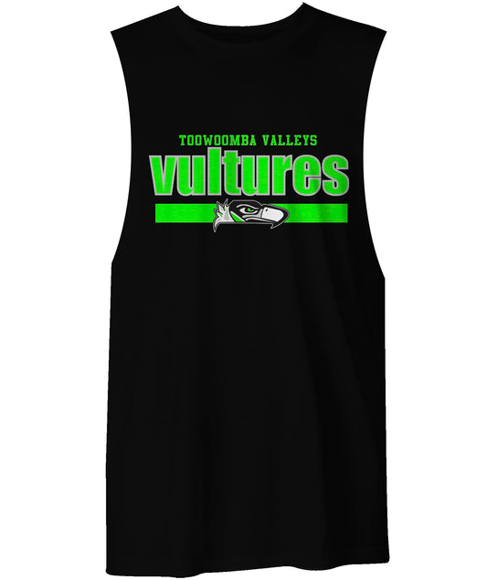 Toowoomba Valleys Vultures Box Style Muscle T