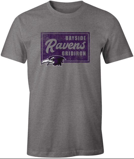 Bayside Ravens Distressed Logo T-Shirt