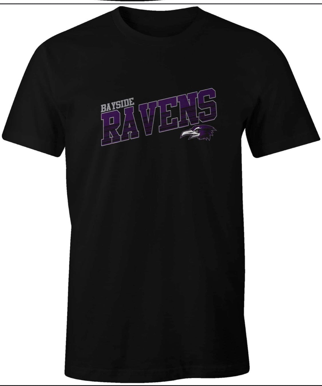 Bayside Ravens Angled Logo T-Shirt