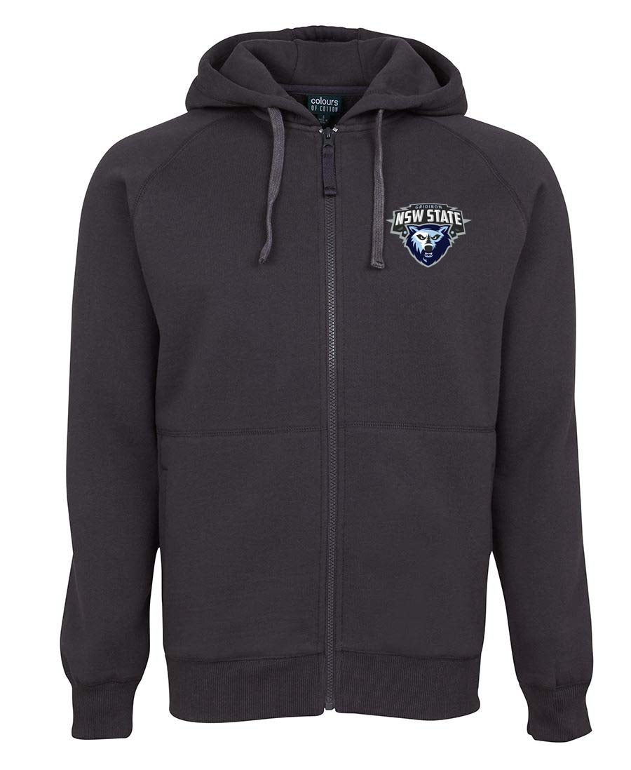 NSW DOUBLE SIDED ZIPPED HOODIE
