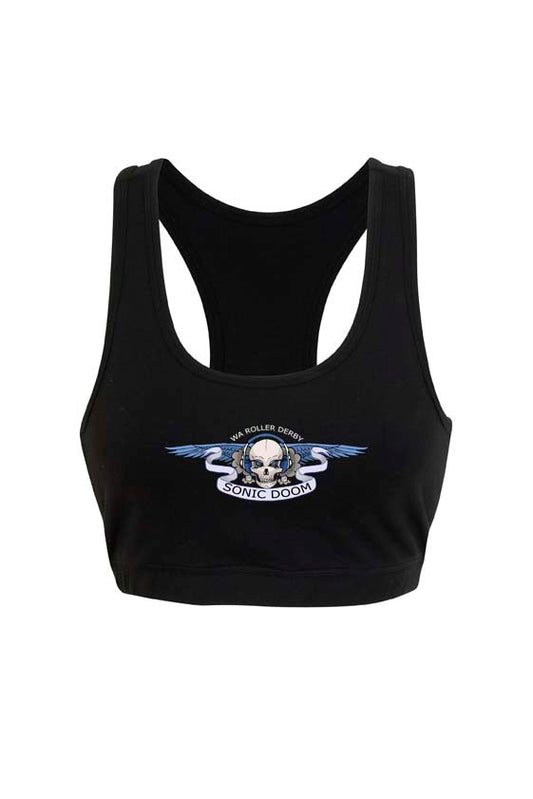 Sonic Doom Ladies Brassiere Singlet
