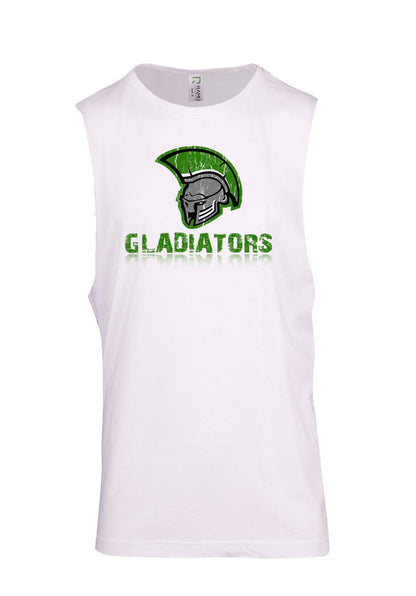 Gladiators Helmet logo Muscle T - Ladies