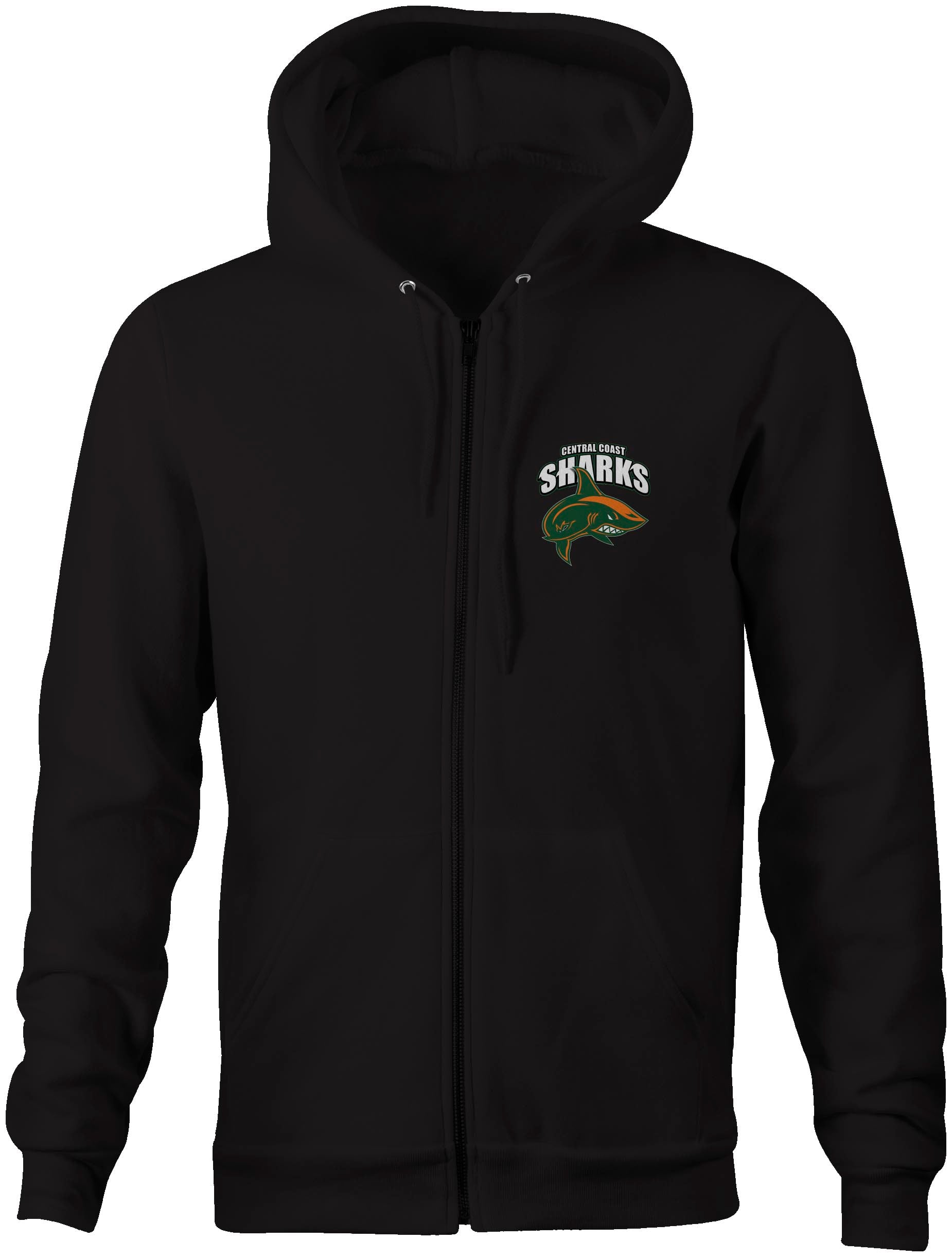 Central Coast Sharks Official Zip Hoodie
