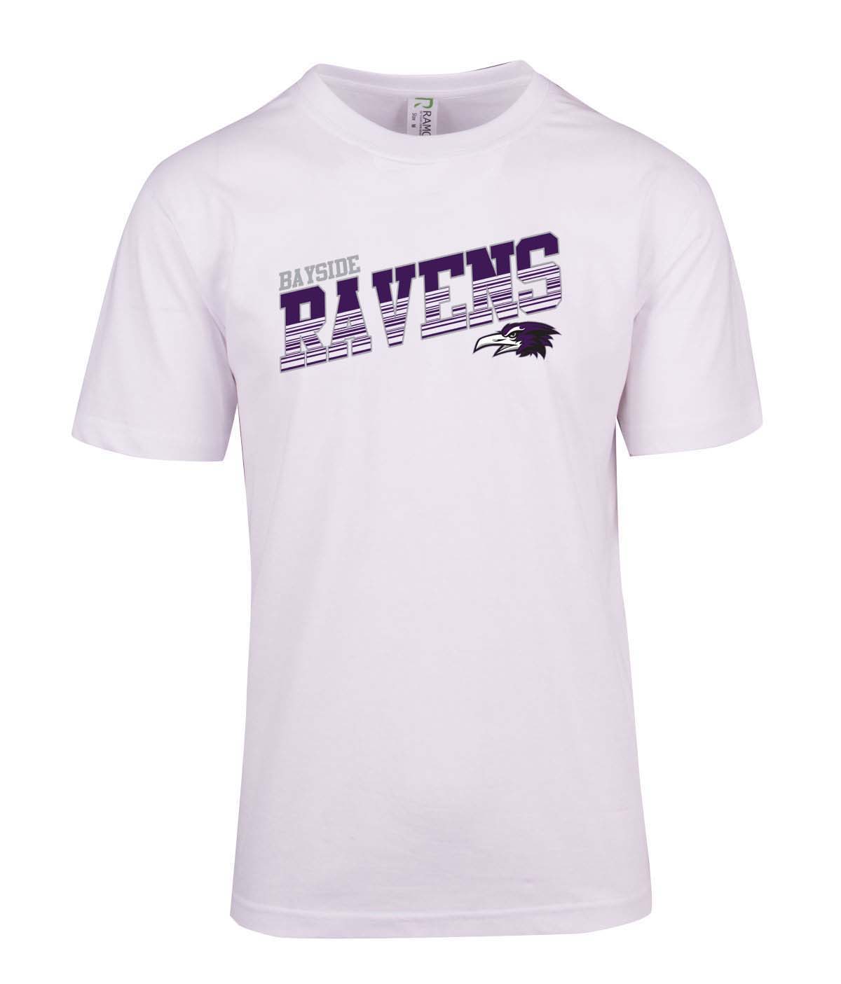 Bayside Ravens Angled Logo T-Shirt