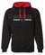 Spartans Bar design Black and Red Hoodie
