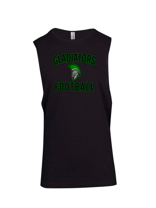 Gladiators Football logo Muscle T - Ladies