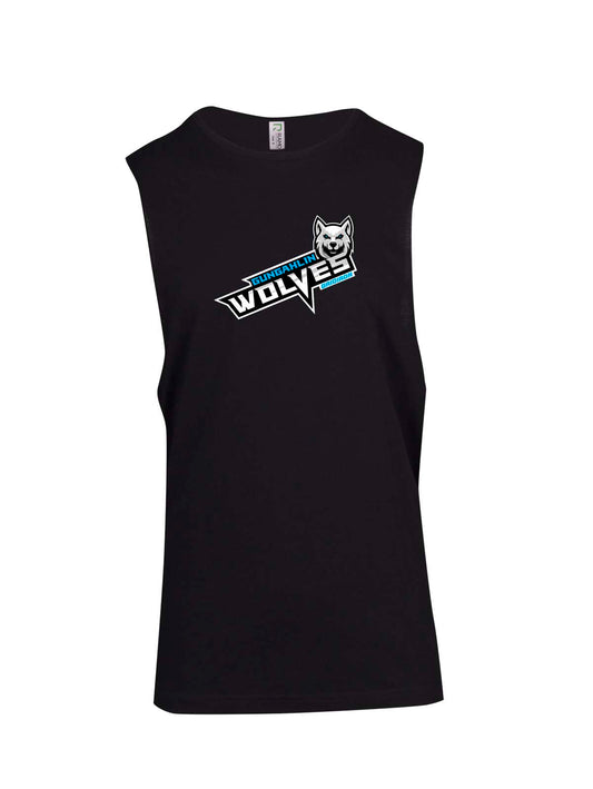 Gungahlin Wolves Slanted Logo Muscle Shirt