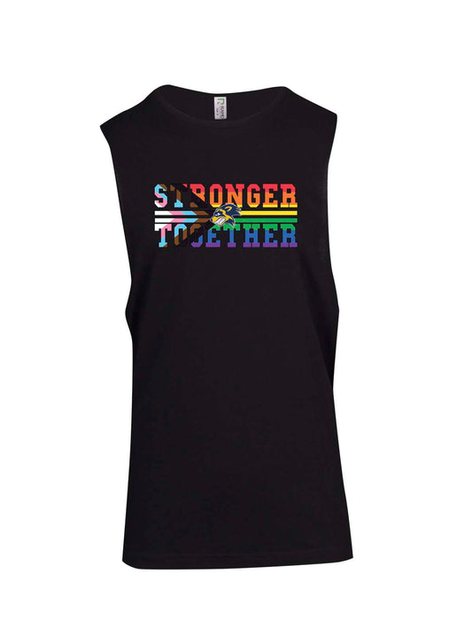 West Coast Wolverines Pride Stronger Together  Muscle T