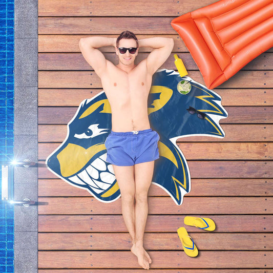 WCW Logo Shaped Beach Towel