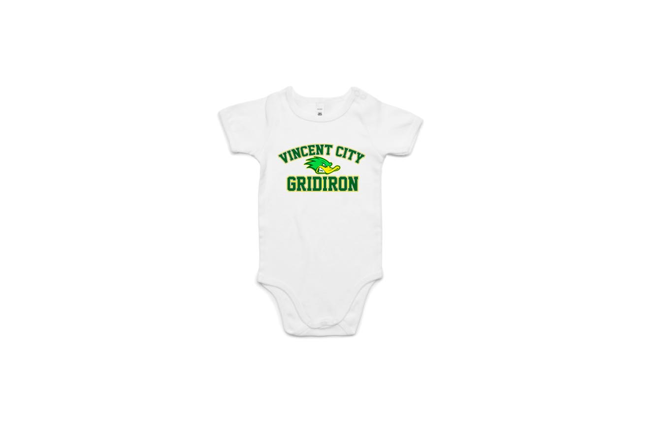 Vincent City Ducks baby one piece