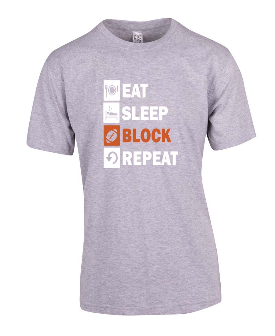Eat Sleep Block Repeat T-Shirt
