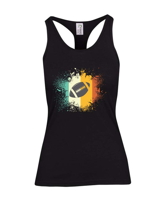 Football Splash Ladies T-Back Top
