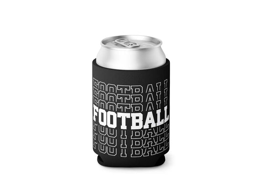 Football Football Football Stubby / Can Cooler
