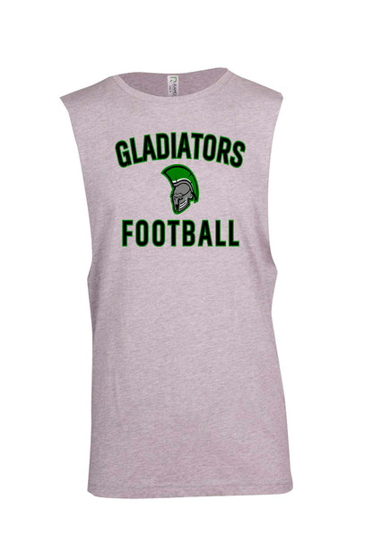 Gladiators Football logo Muscle T - Ladies