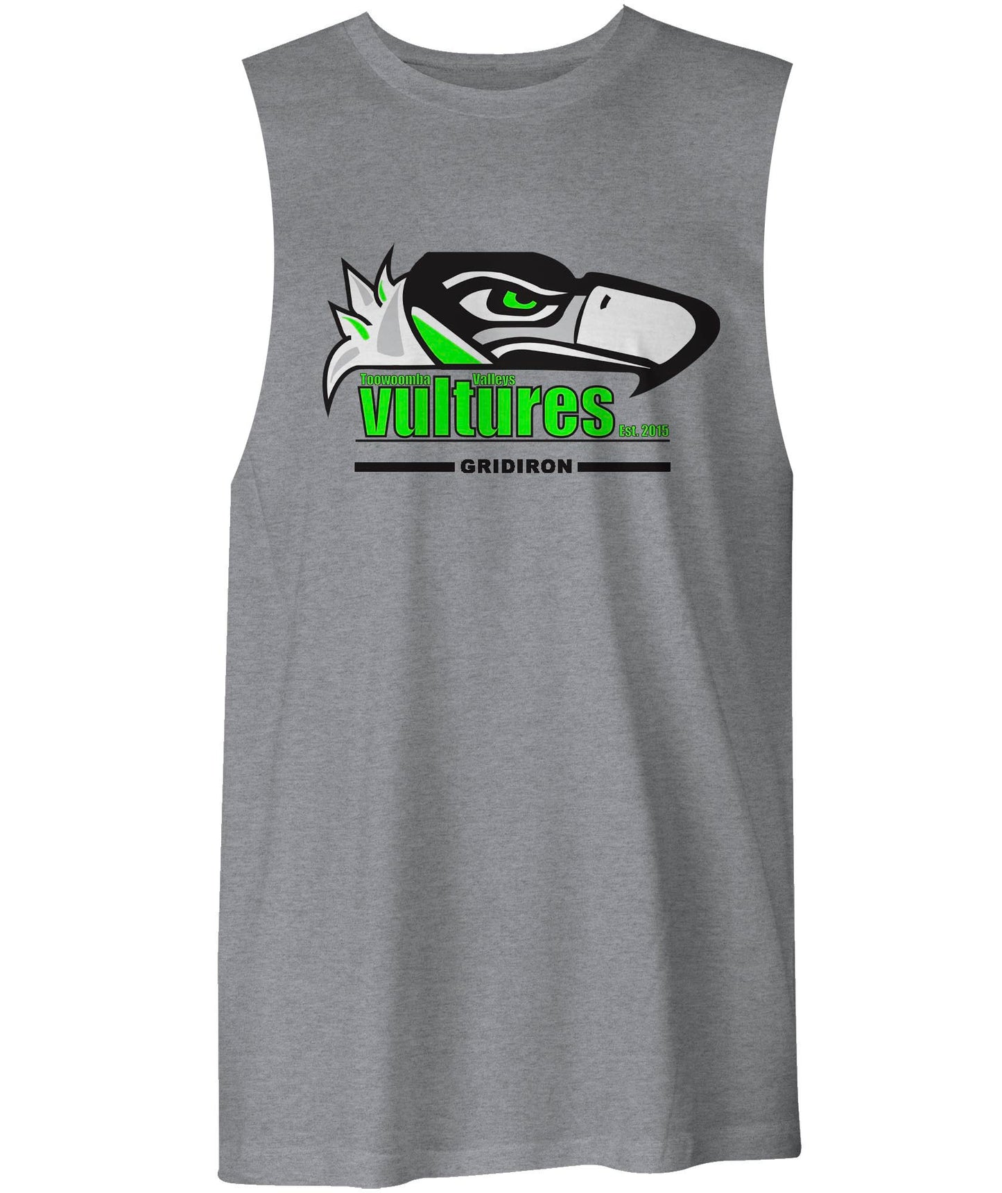 Toowoomba Valleys Vultures Gridiron Muscle T