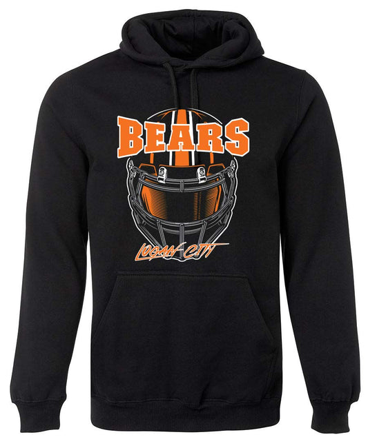 Logan City Bears Helmet Hoodie
