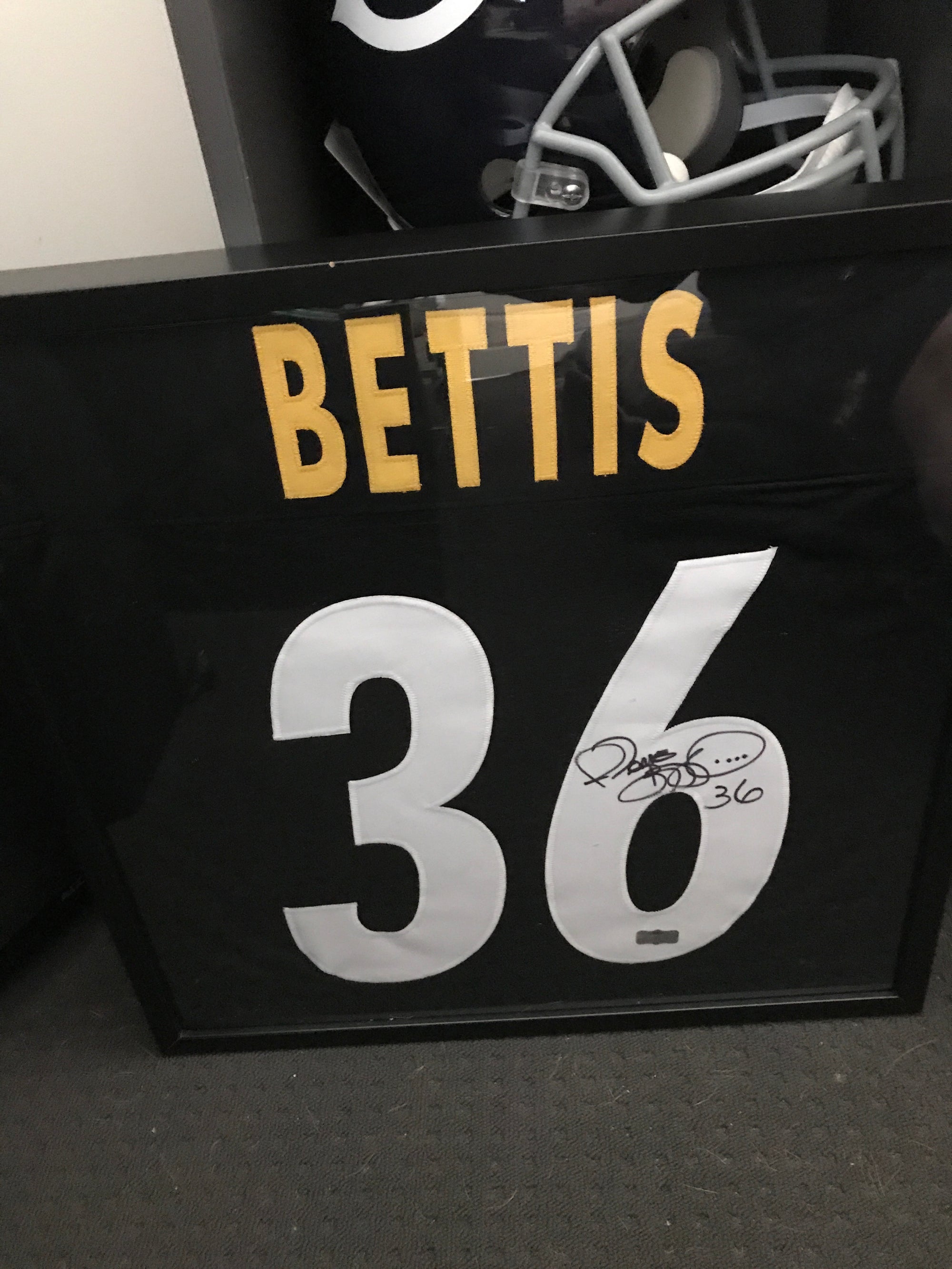 Jerome Bettie Pittsburgh Steelers Signed Custom Jersey