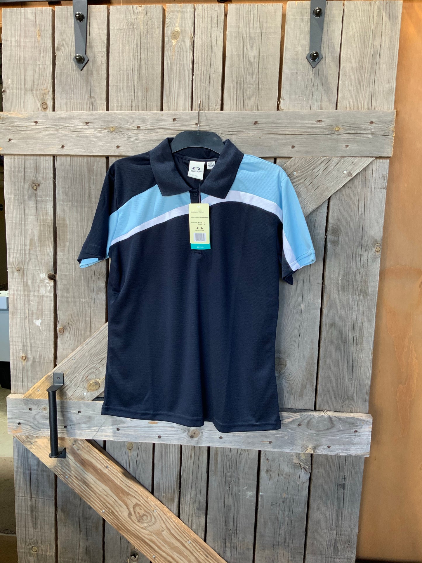 Biz collection ladies size 12 navy polo