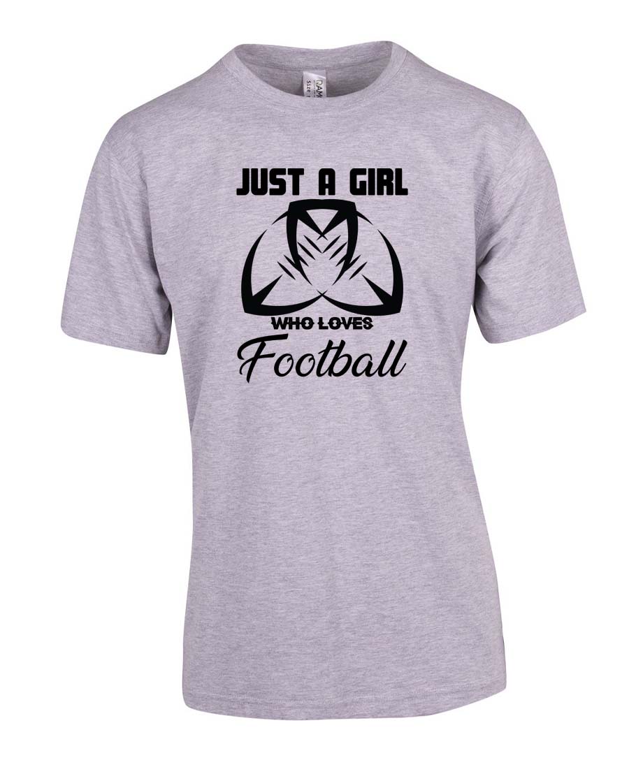 Just a Girl who love football T-Shirt