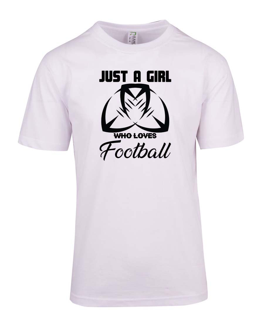 Just a Girl who love football T-Shirt