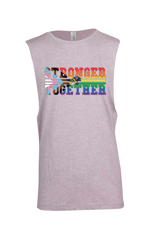 West Coast Wolverines Pride Stronger Together  Muscle T
