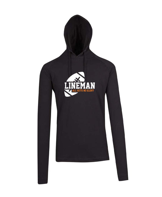 Lineman all guts no glory T-shirt Hoodie