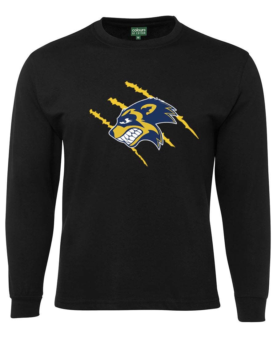 West Coast Wolverines claw logo Long Sleeved T-Shirt