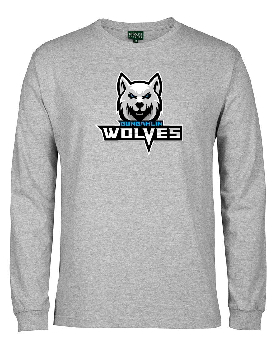 Gungahlin Wolves Logo Long Sleeved T-Shirt