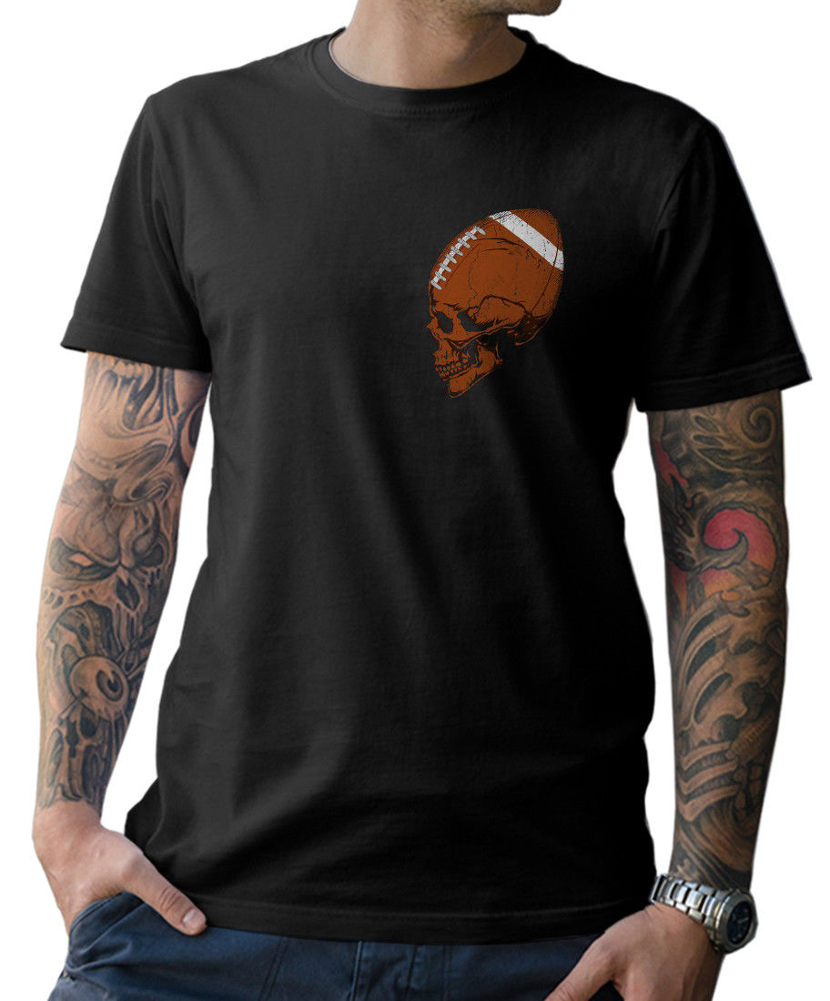 Football Skull T-Shirt