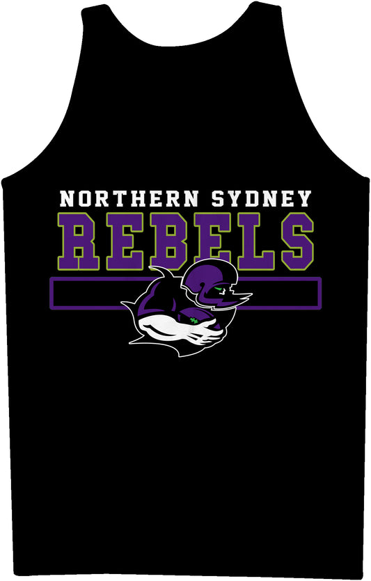 Rebels Box Print Singlet