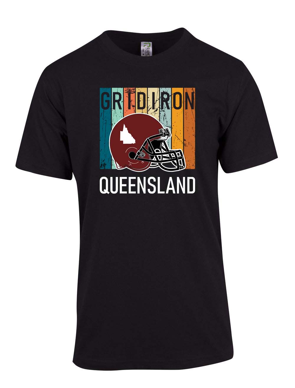 Gridiron Queensland Wash Board Logo T-Shirt