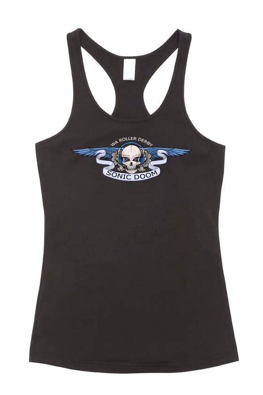 Sonic Doom Ladies T-Back Top