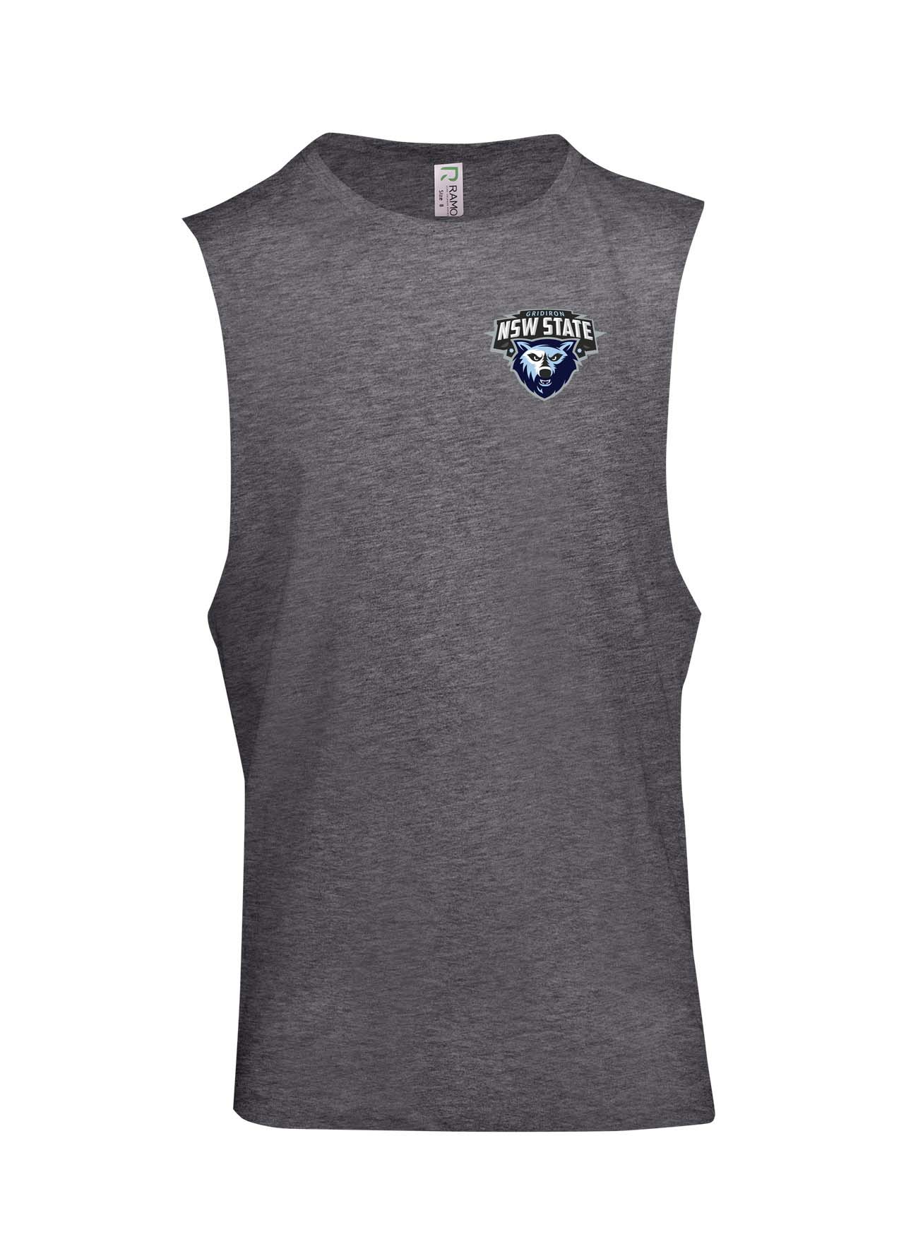 NSW MUSCLE TEE DOUBLE SIDED - LADIES