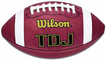 Wilson TDJ Leather Football - Junior