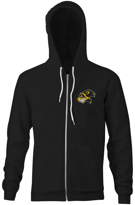 Double Sided Zipped Logo Hoodie