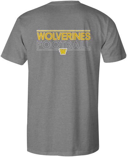 Wolverines Double Sided Print T-Shirt