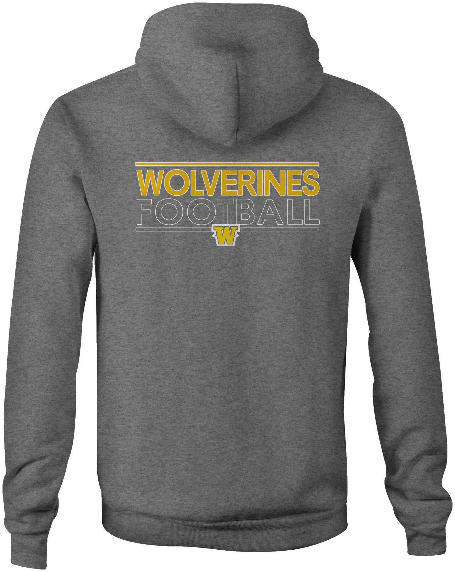 Double Sided Zipped Logo Hoodie