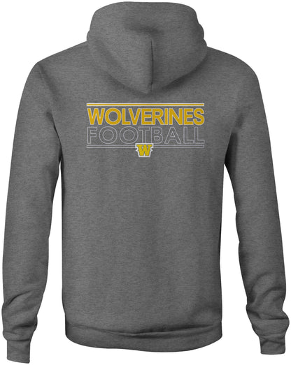 Double Sided Zipped Logo Hoodie